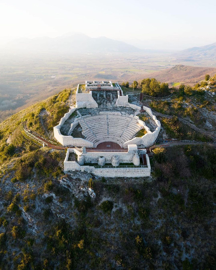 Temple-Theater Complex in Monte San Nicola, Italy