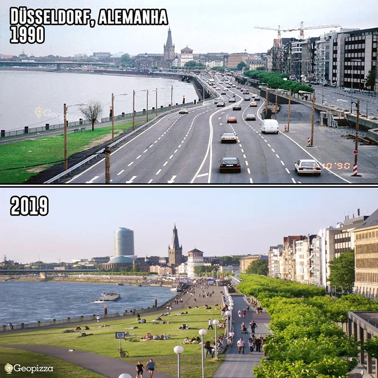 Famous Cityscapes In The World With Then vs. Now Photos