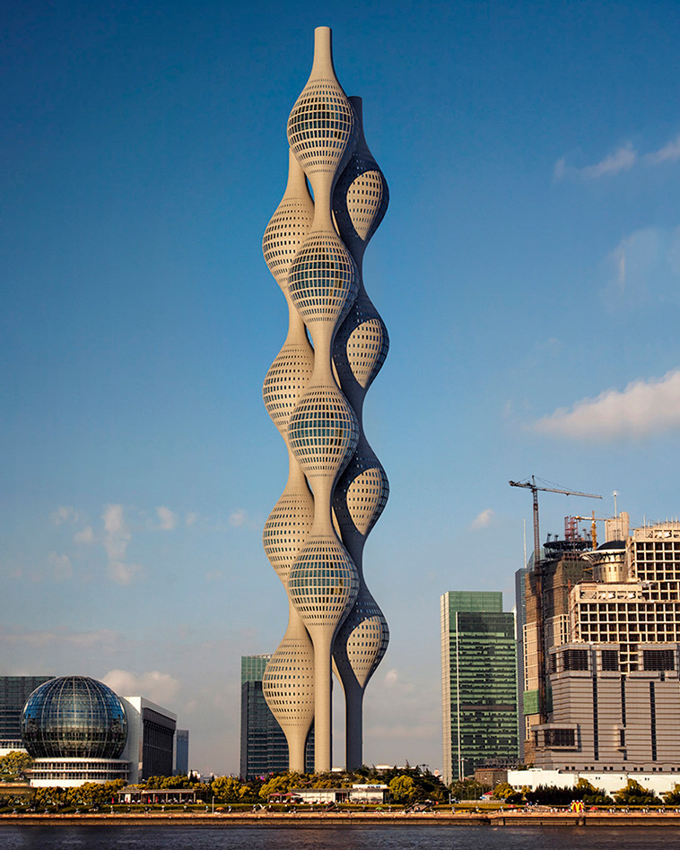 Ternary Tower in Shanghai, China