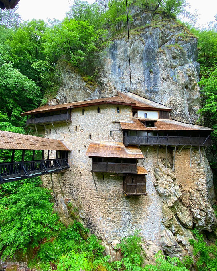 Crna Reka Monastery in Serbia- Cave churches around world