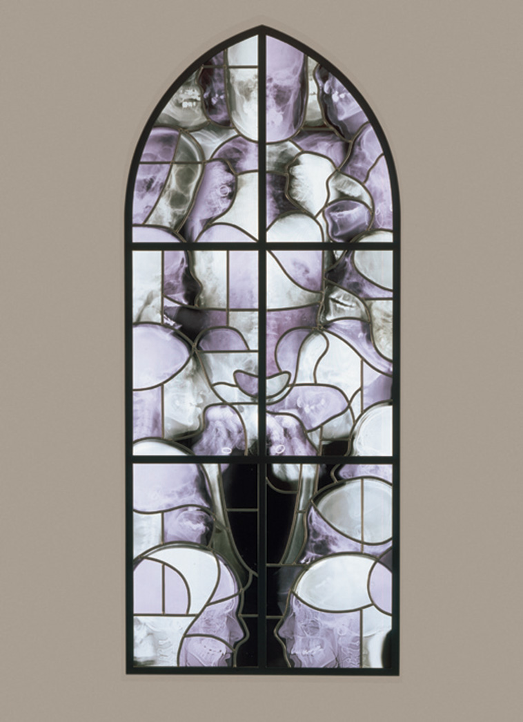 Gothic Window Frames by Wim Delvoye