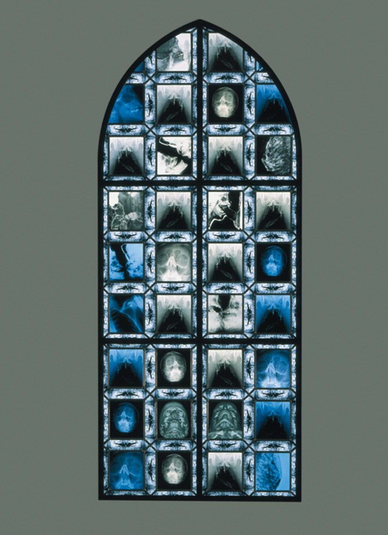 Gothic Window Frames by Wim Delvoye