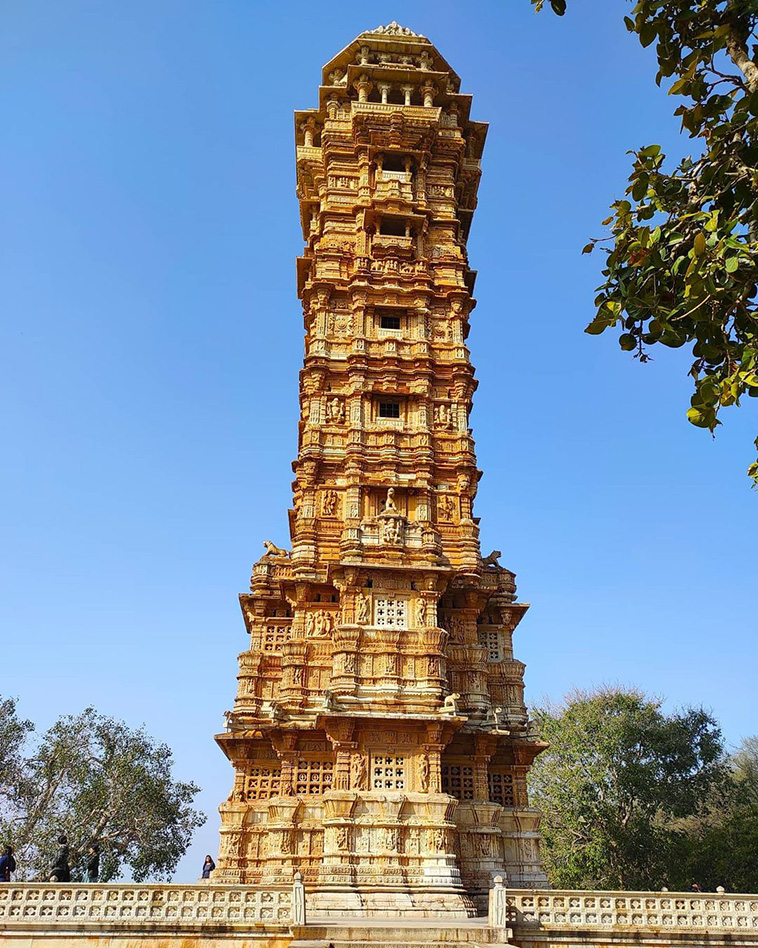 Vijay Stambh or the Victory Tower in Rajasthan, India