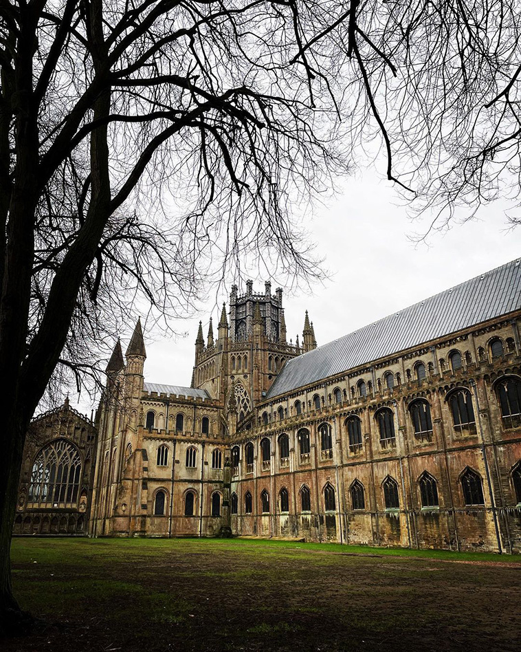 The Octagon Tower of Ely Cathedral in Cambridgeshire, England