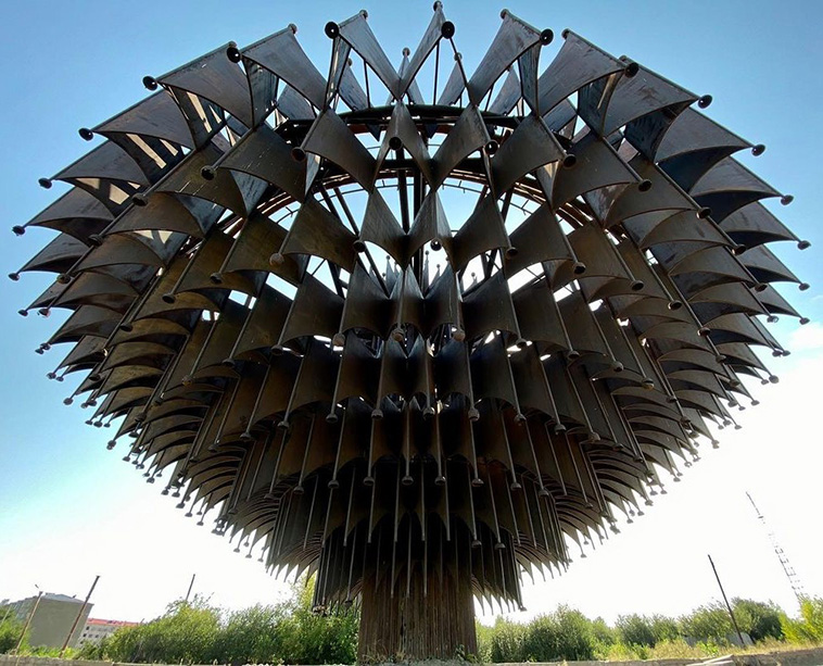 The Iron Fountain, Armenian Soviet Brutalist Architecture