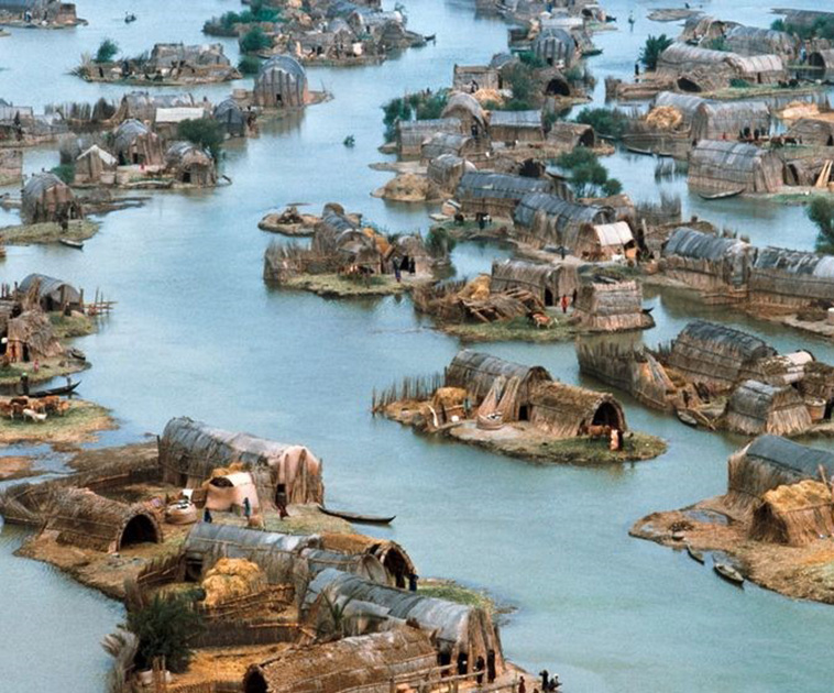 Lake Villages, Garden of Eden, aka Venice of Mesopotamia, in Iraq