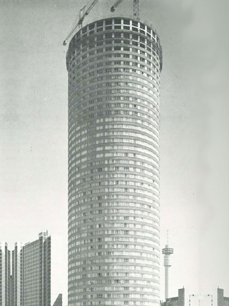 ponte city during construction