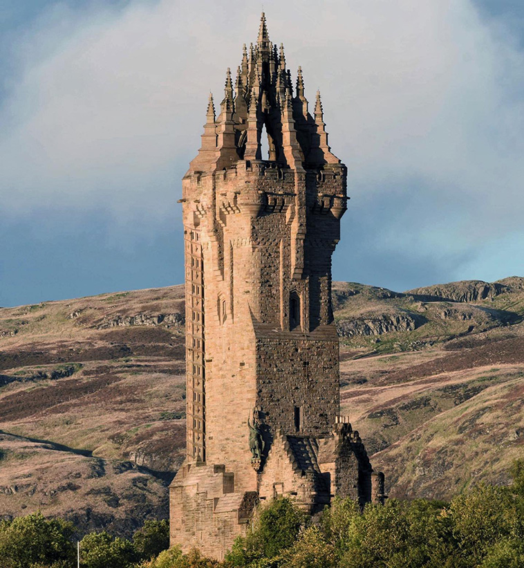 Wallace Monument Dedicated To 13th-Century Scottish Hero Sir William Wallace
