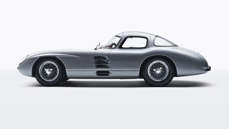 the most expensive car ever auctioned1 955 Mercedes-Benz 300 SLR Uhlenhaut Coup  