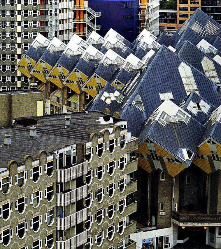 cube houses in rotterdam