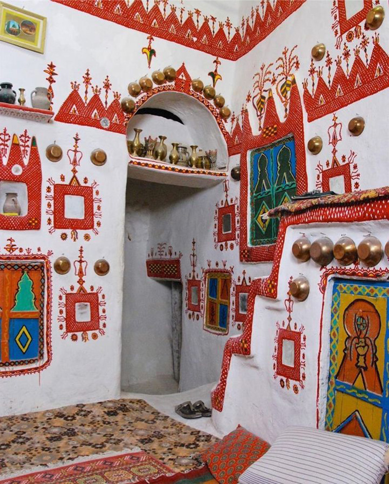 elaborate decorations in Ghadamès