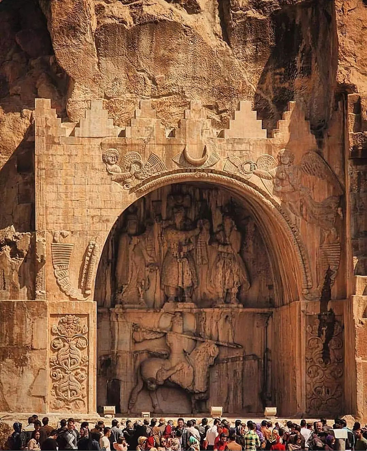 Taq-e Bostan: Large Rock Reliefs Carved Around The 4th Century CE