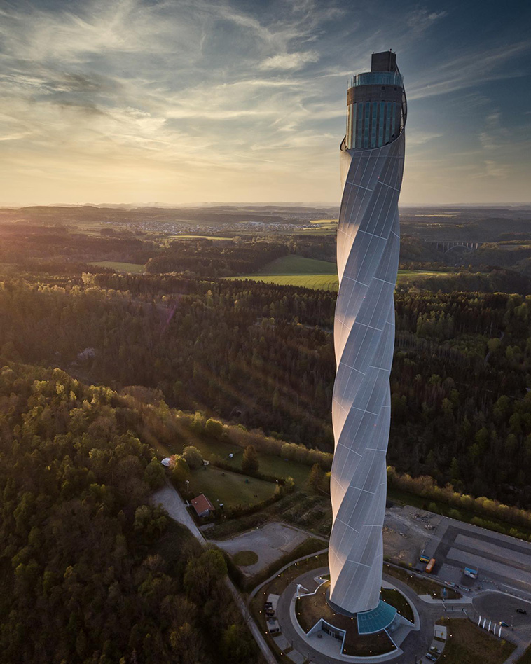 TK Elevator Test Tower In Rottweil, Germany