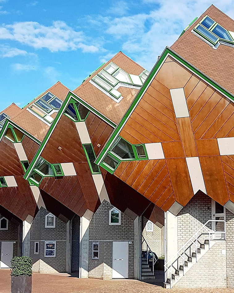 cube houses in helmond