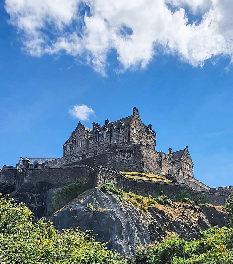 edinburgh castle in scotland's capital