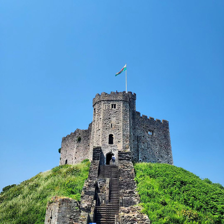 castle in wales' capital
