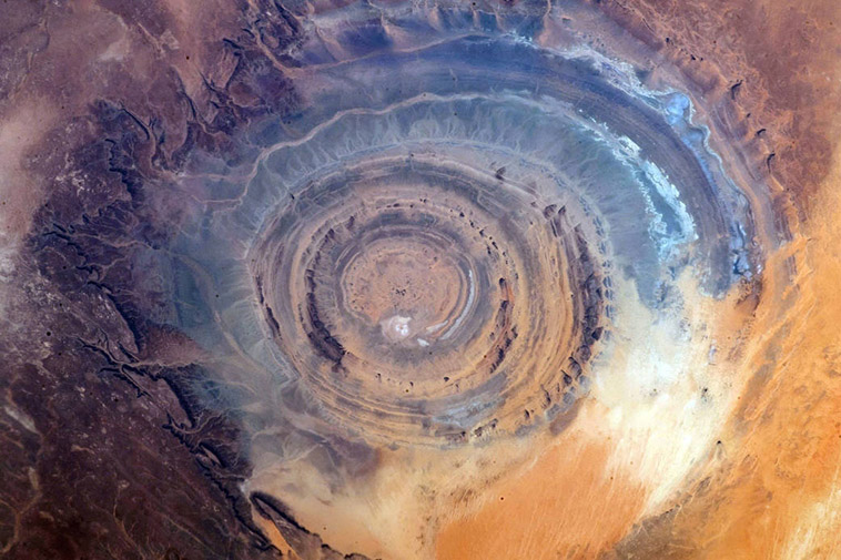 the eye from space