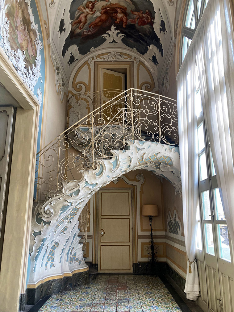 The Rococo staircase