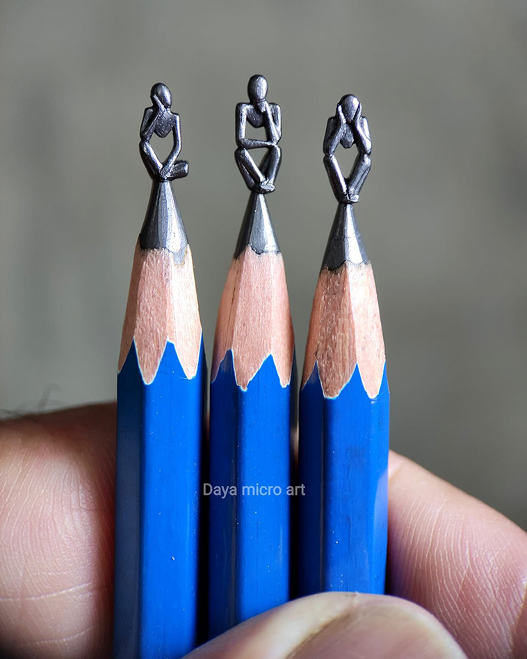 pencil carving art