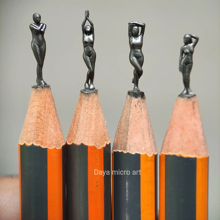 pencil carving art