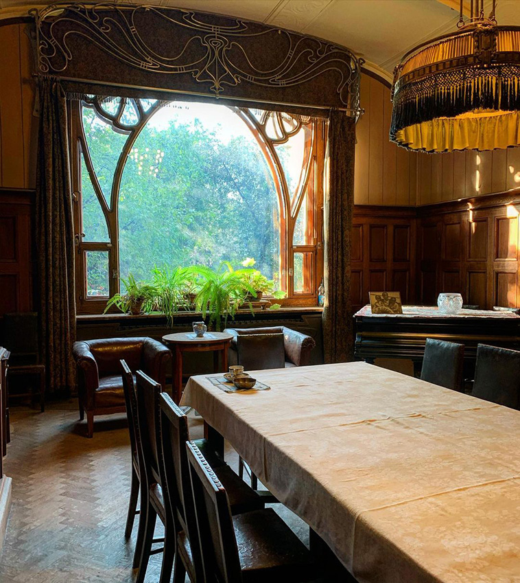 the dining room, ryabushinsky mansion