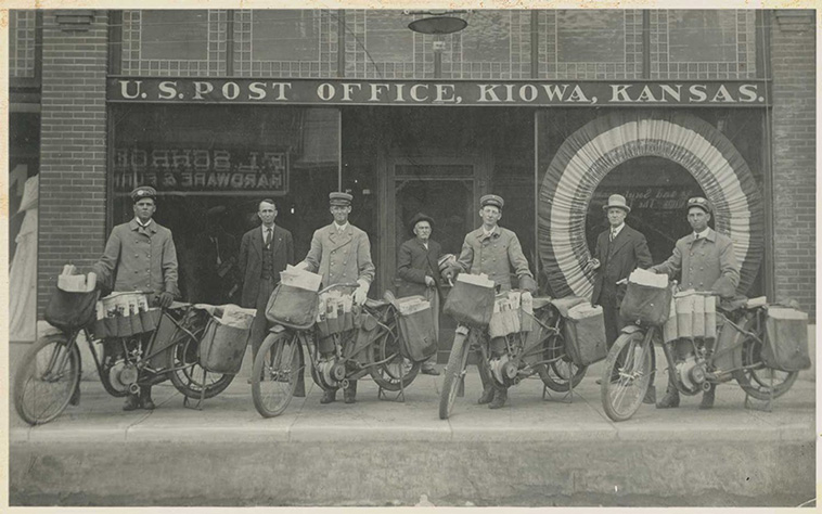 Motorcycle postmen