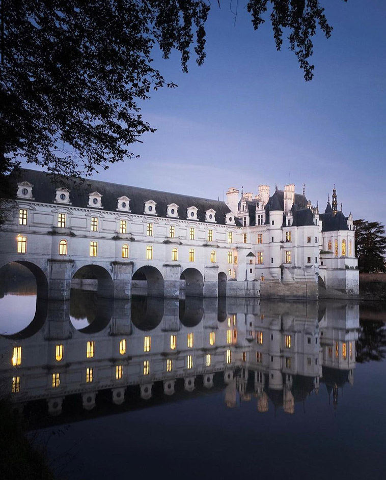 chenonceau above water