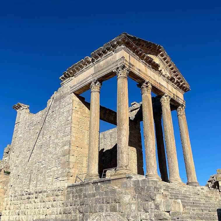 dougga roman ruins of tunisia
