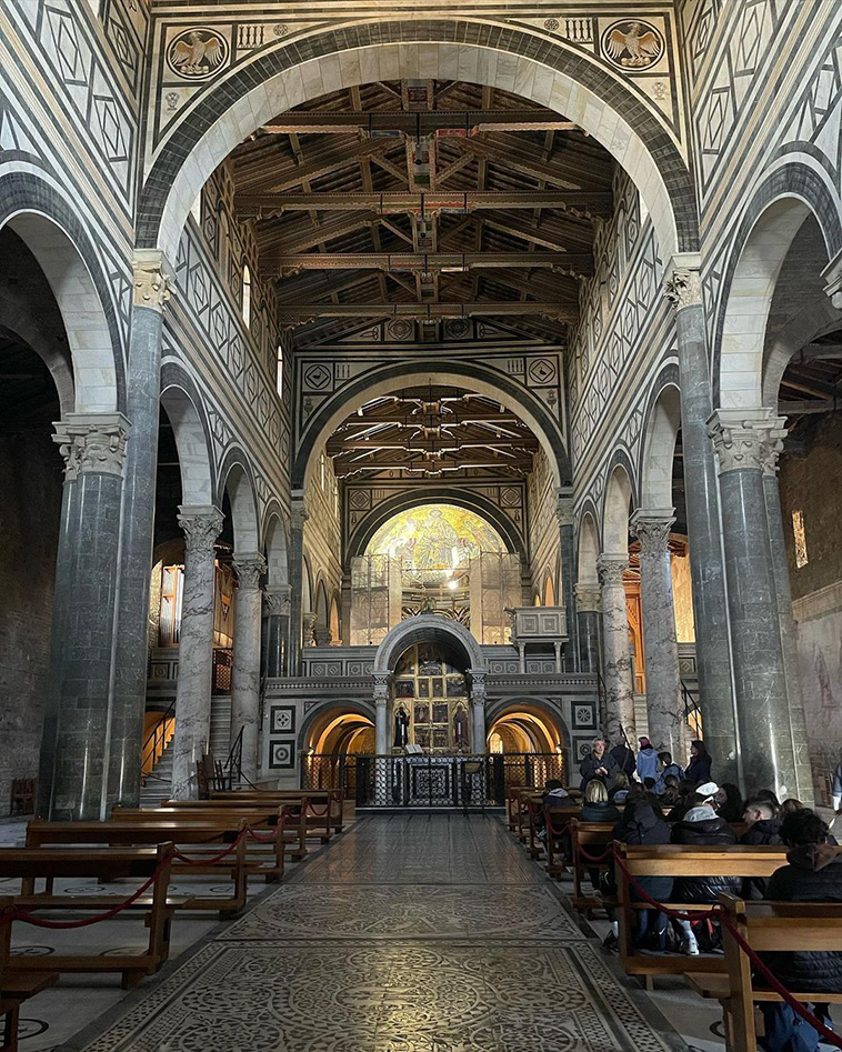 San Miniato Basilica in Florence interior