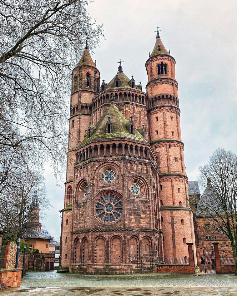 Romanesque Cathedral, Worms Cathedral in Germany