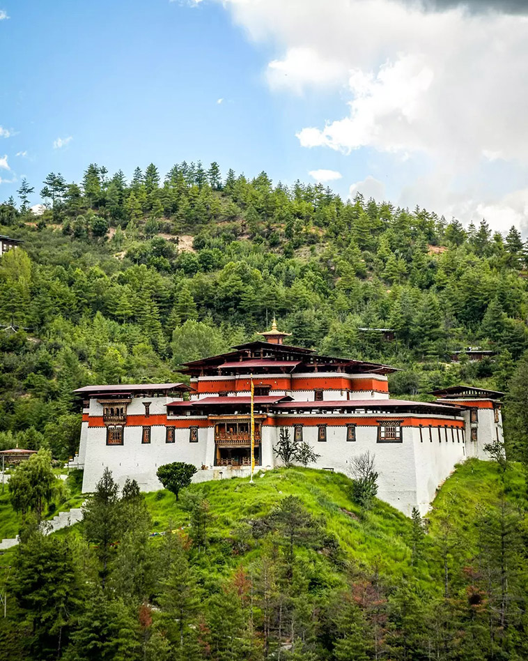 simtokha dzong of the country of dzongs
