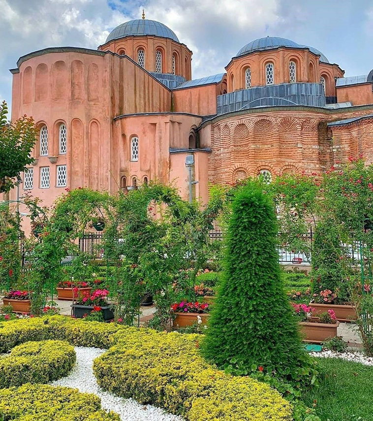 Monastery of the Pantokrator (Zeyrek Mosque) in Istanbul, Turkey