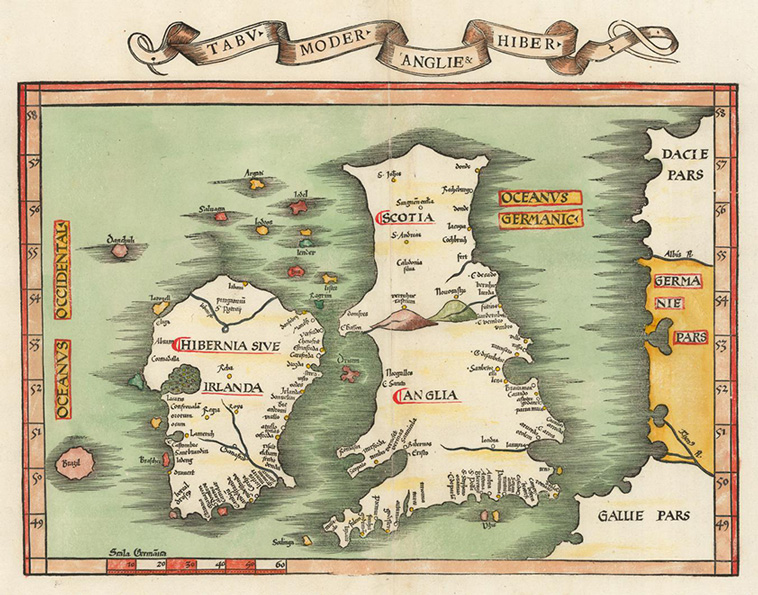 map of Britain