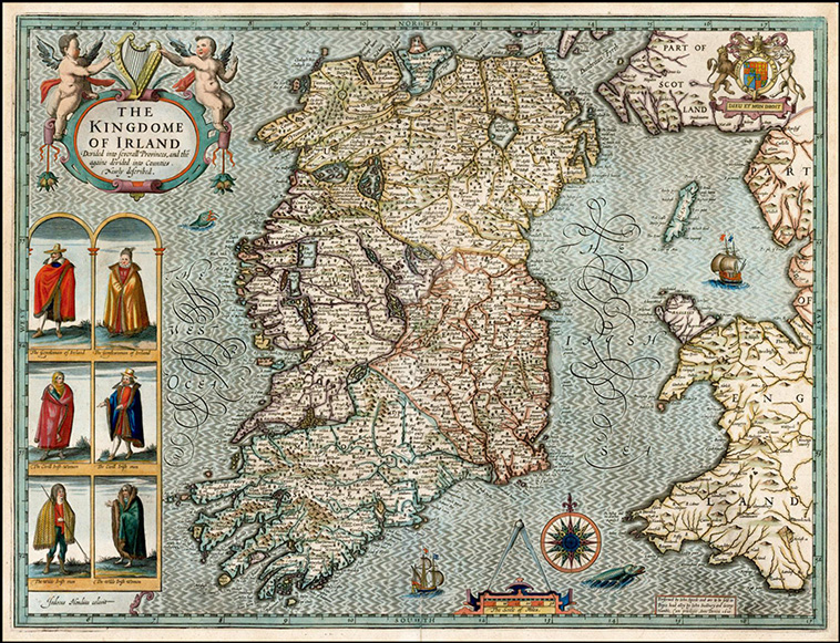 map of Ireland