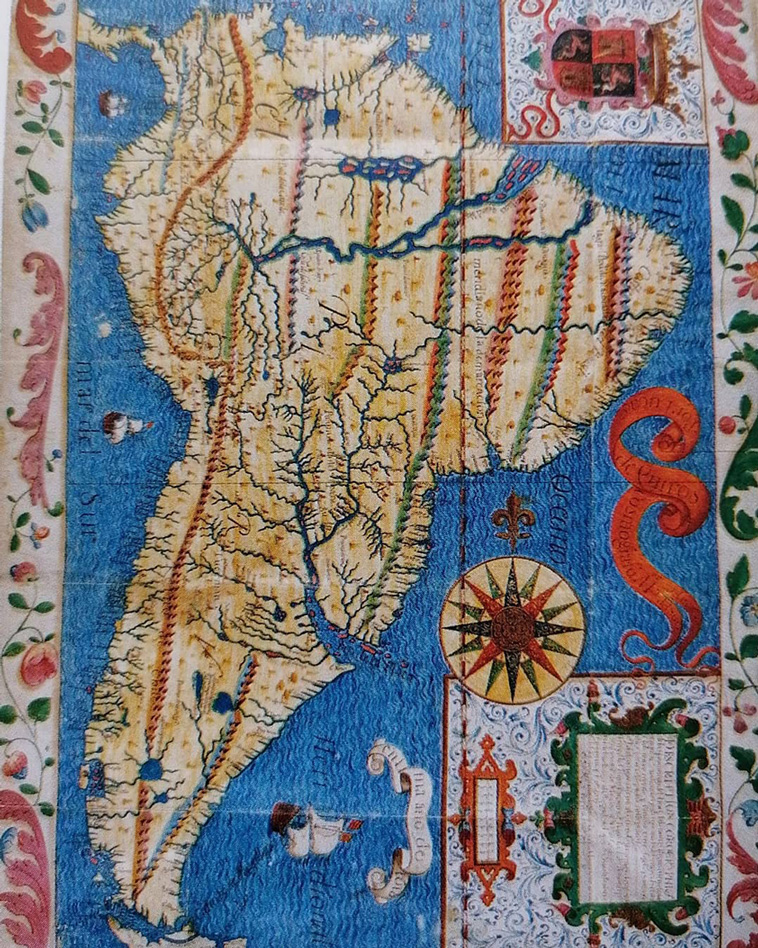 Map of South America