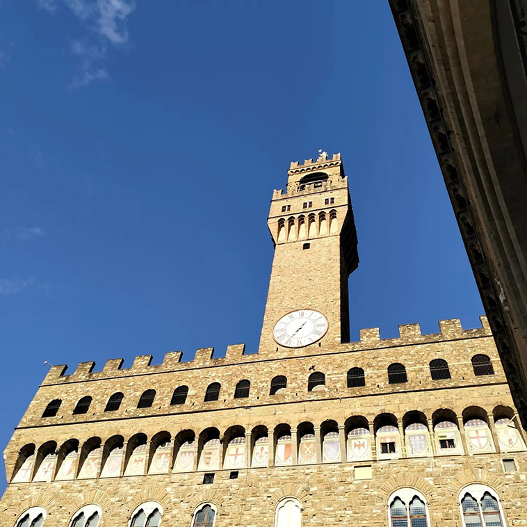 palazzo vechhio one of the oldest clock towers