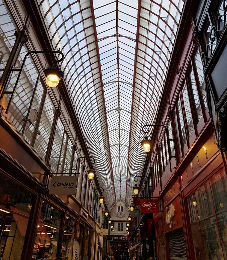 Paris Shopping Arcades Passage Jouffroy