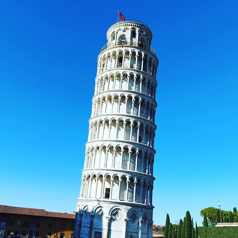pisa tower of the oldest leaning towers