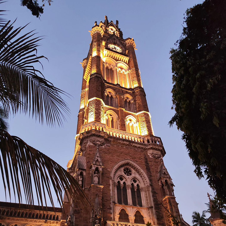 rajabaj clock tower during the evening