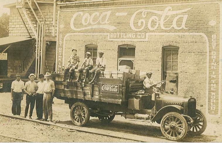 Coca-Cola delivery trucks