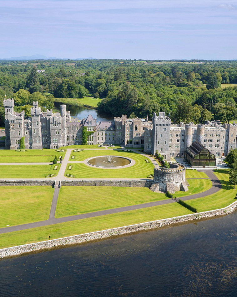 ashford castle from above