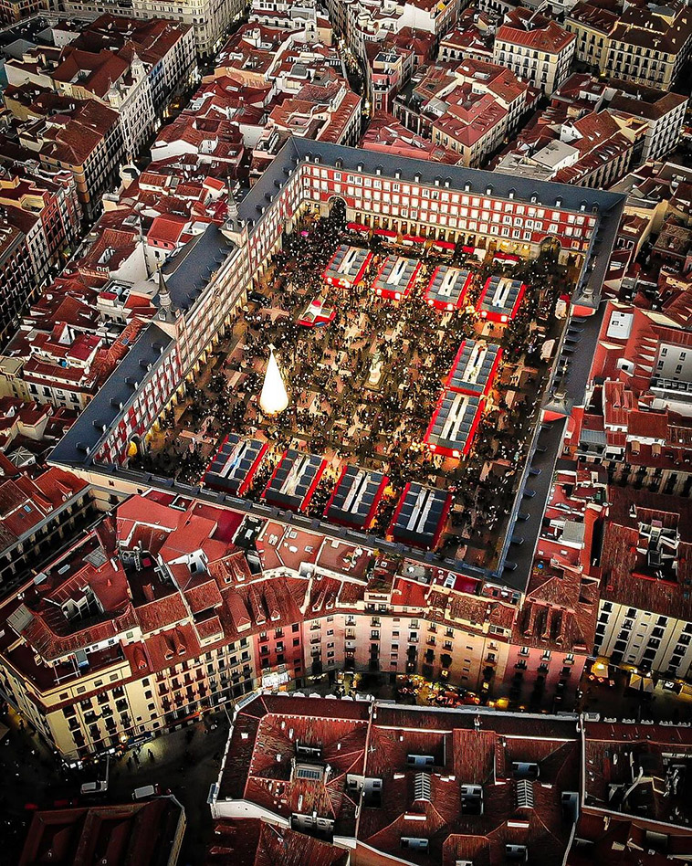 plaza mayor during a ceremony