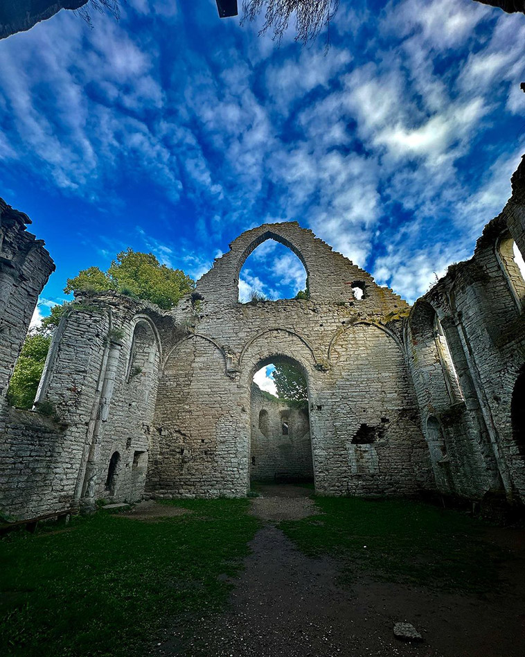 the church ruins