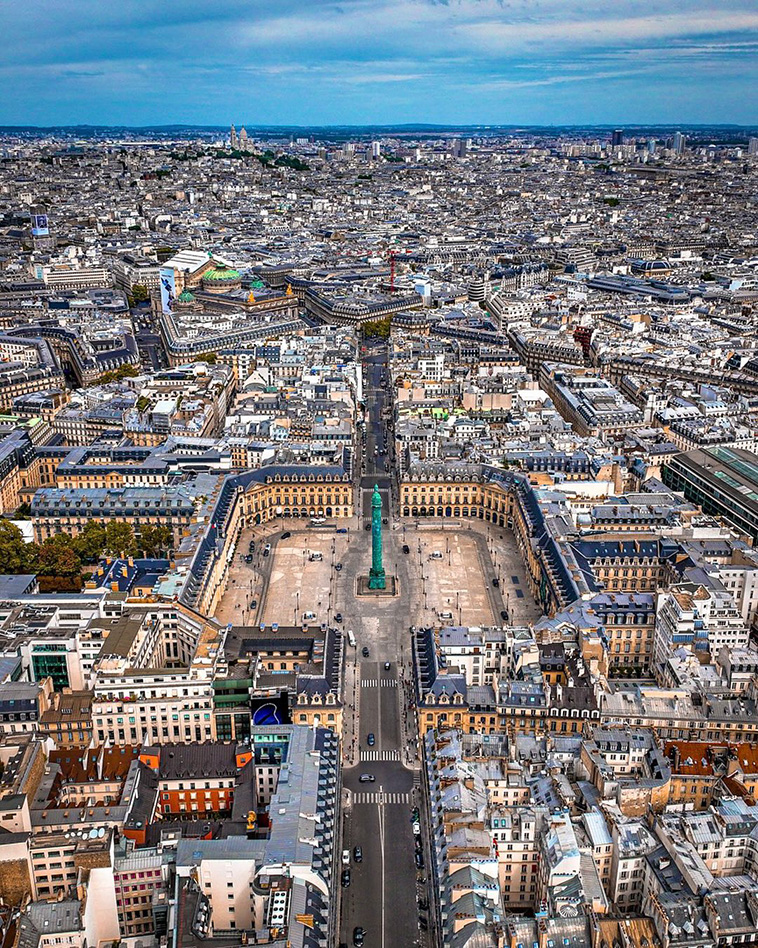 Place Vendôme in Paris, France