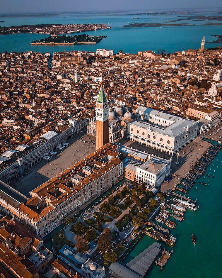Saint Mark’s Campanile, Saint Mark’s Basilica in Venice, Italy
