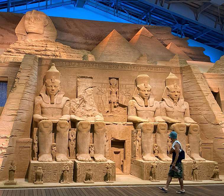 Travel Around the World in Sand - Egypt, The Sand Museum