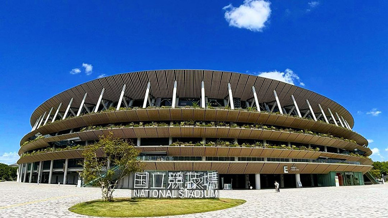 Japan National Stadium, Works of Kengo Kuma