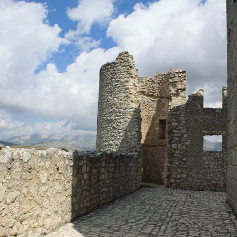 Castle of Rocca Calascio interior