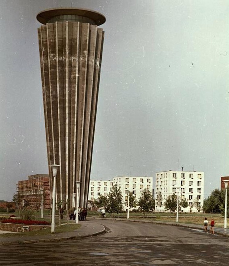  water tower in the 80s
