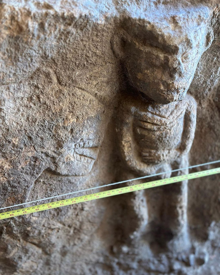 human statue measured